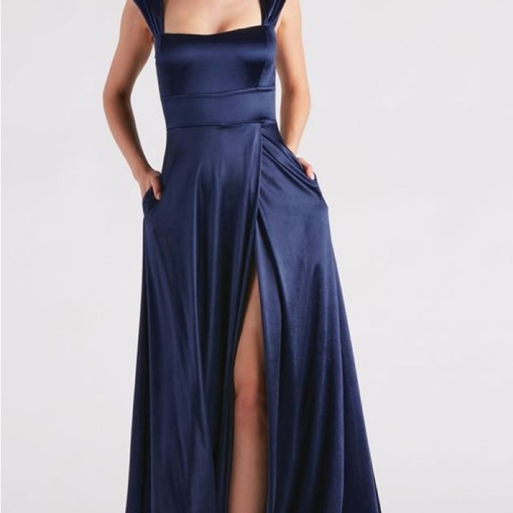 Navy Blue Prom Dress